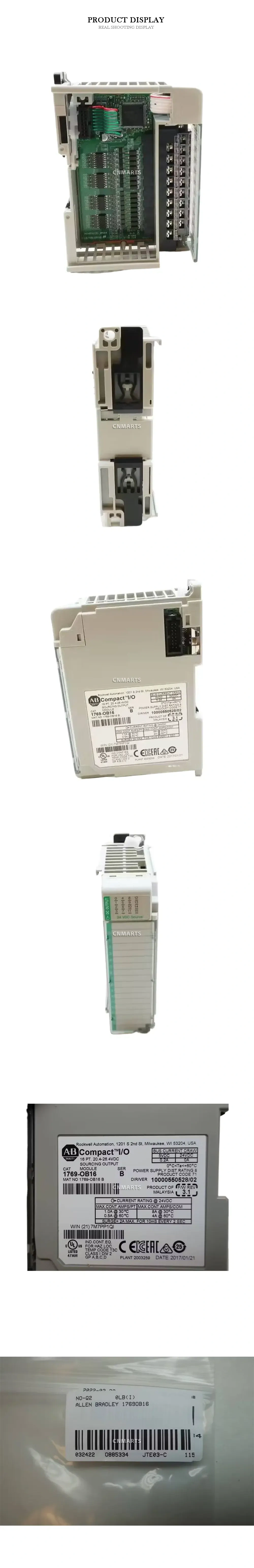 Allen-Bradley 1769-OB16 Compact I/O 16-Point DC Sourcing Output Module Description