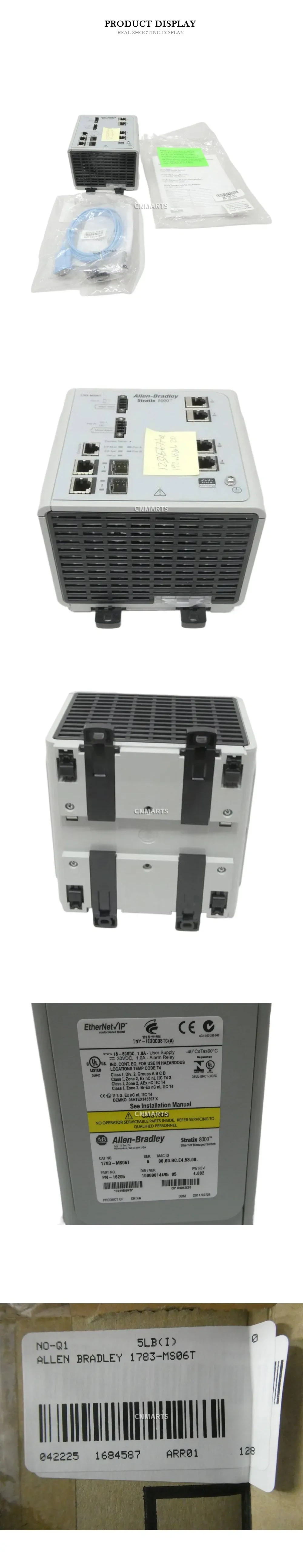Allen-Bradley 1783-MS06T Ethernet Managed Switch Description