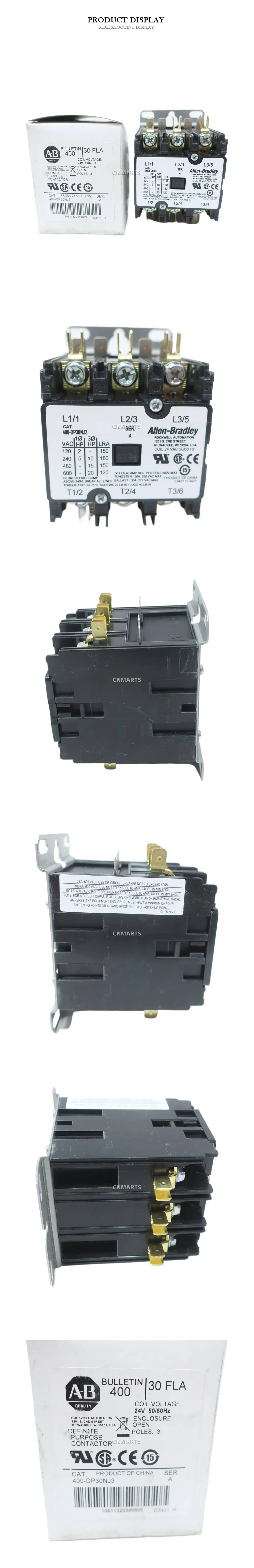 Allen-Bradley 400-DP30NJ3 Definite Purpose Contactor Description