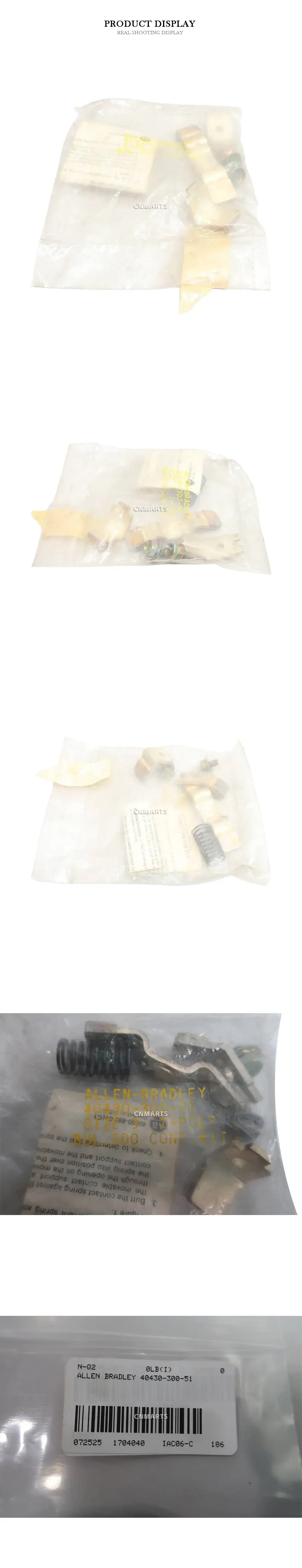 Allen-Bradley 40430-300-51 Bulletin 500 Contact Kit Description
