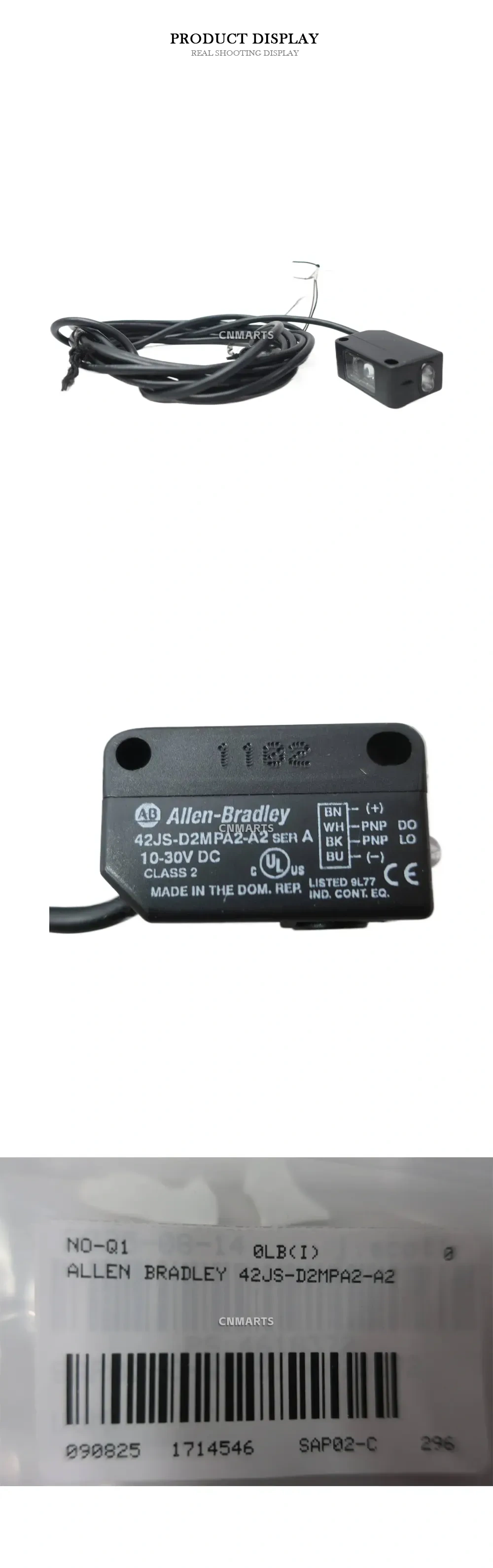 Allen-Bradley 42JS-D2MPA2-A2 Photoelectric Sensor Description