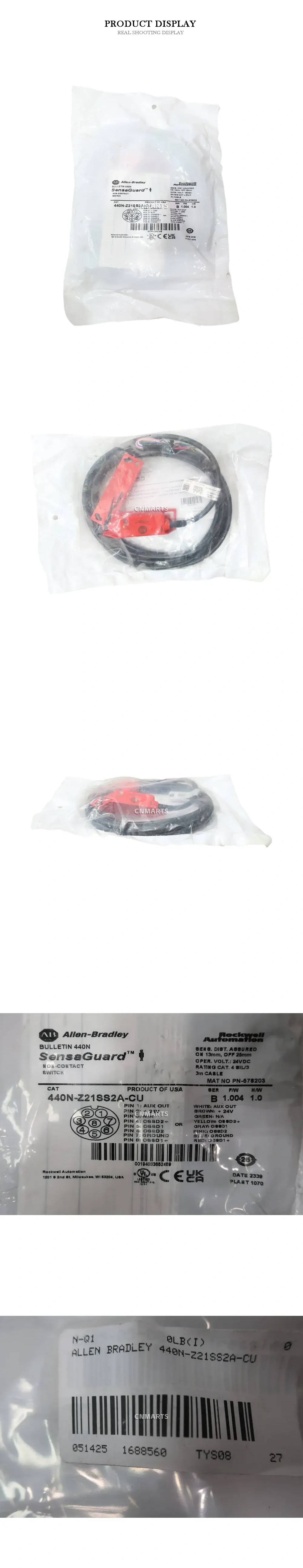 Allen-Bradley 440N-Z21SS2A-CU SensaGuard Non-Contact Switch Description