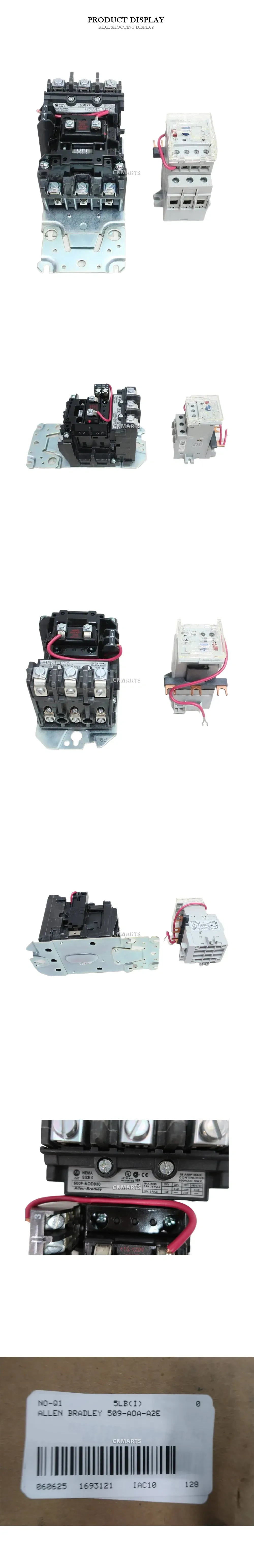 Allen-Bradley 509-AOA-A2E NEMA Motor Starter Description