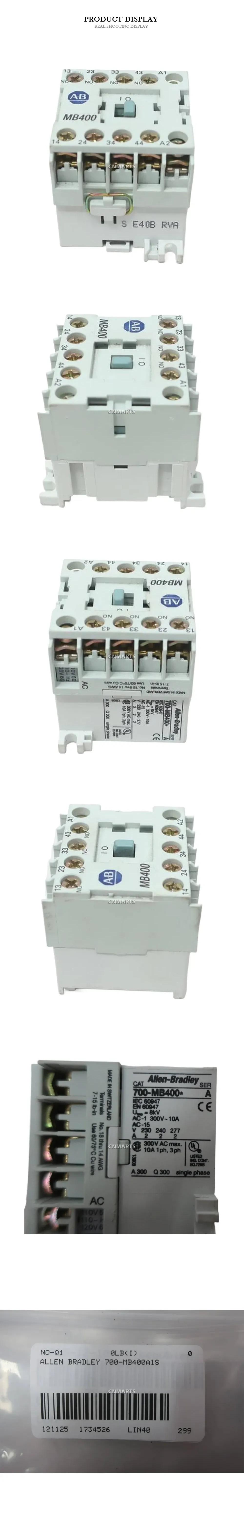 Allen-Bradley 700-MB400 General Purpose Relay Description