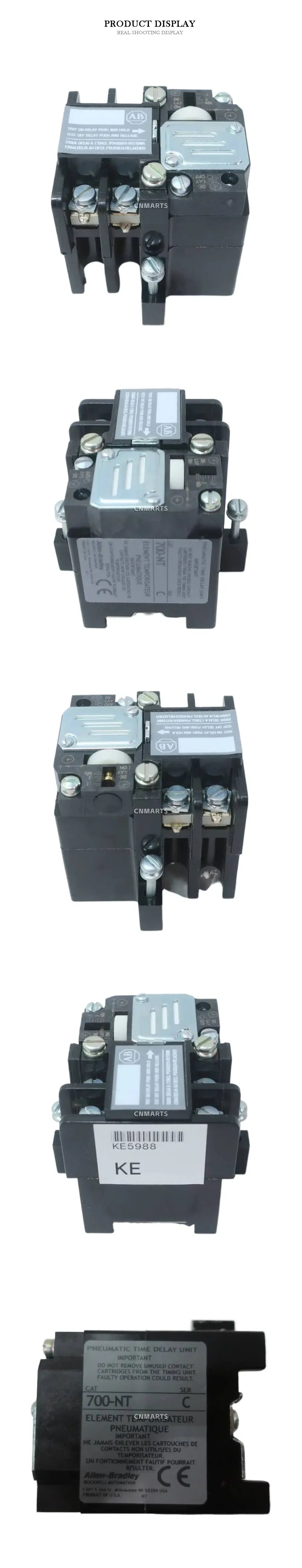 Allen-Bradley 700-NT Pneumatic Time Delay Unit Description