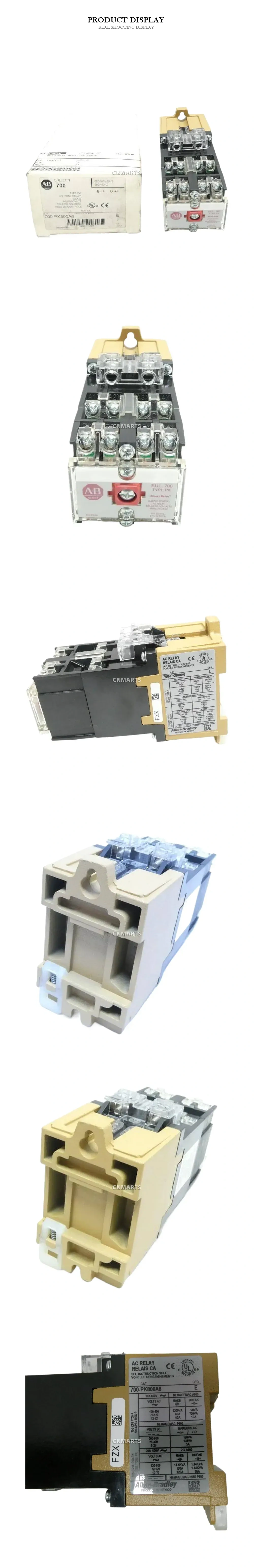 Allen-Bradley 700-PK800A6 AC Control Relay Description