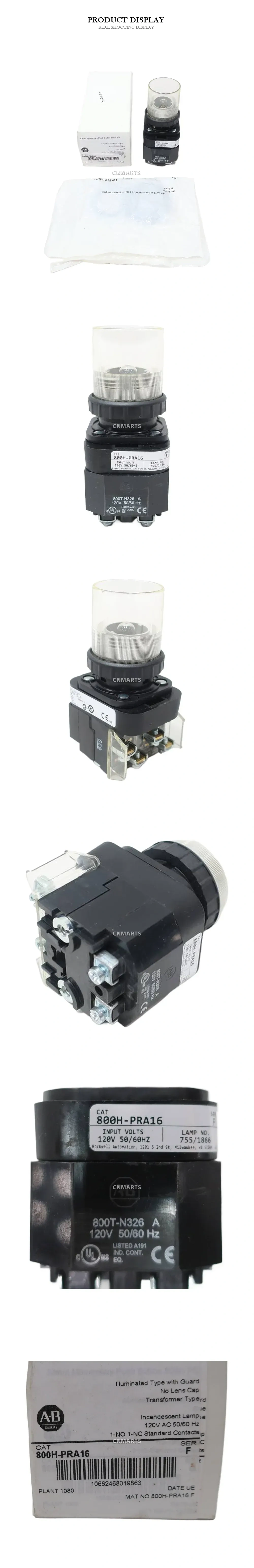 Allen-Bradley 800H-PRA16 Illuminated Push Button Description