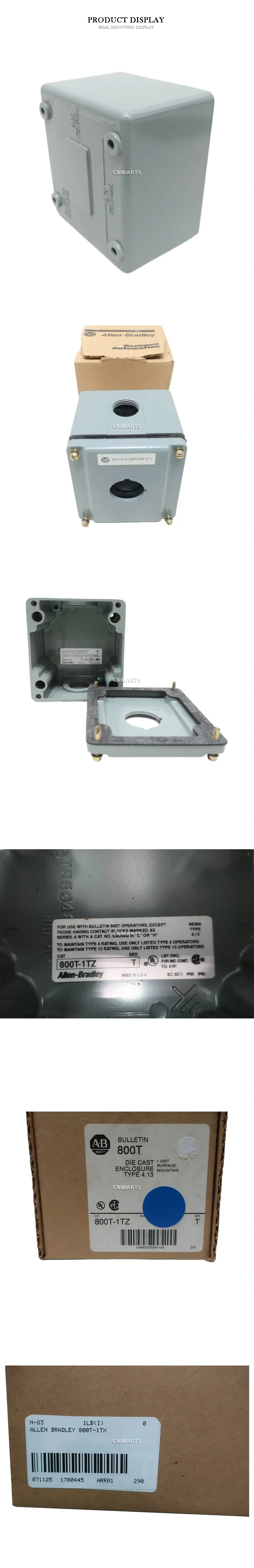 Allen-Bradley 800T-1TZ Pushbutton Enclosure Description