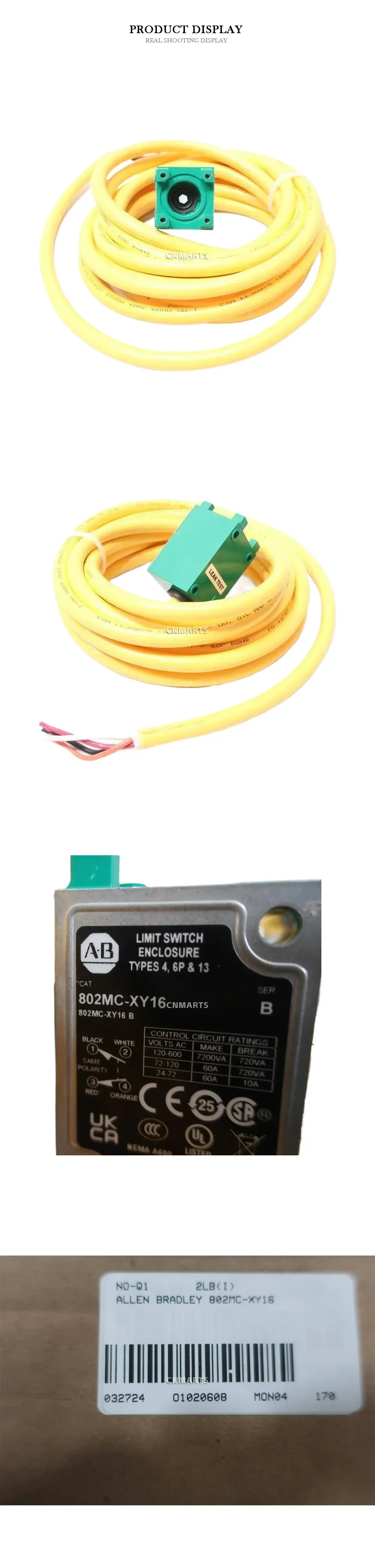 Allen-Bradley 802MC-XY16 Limit Switch Description