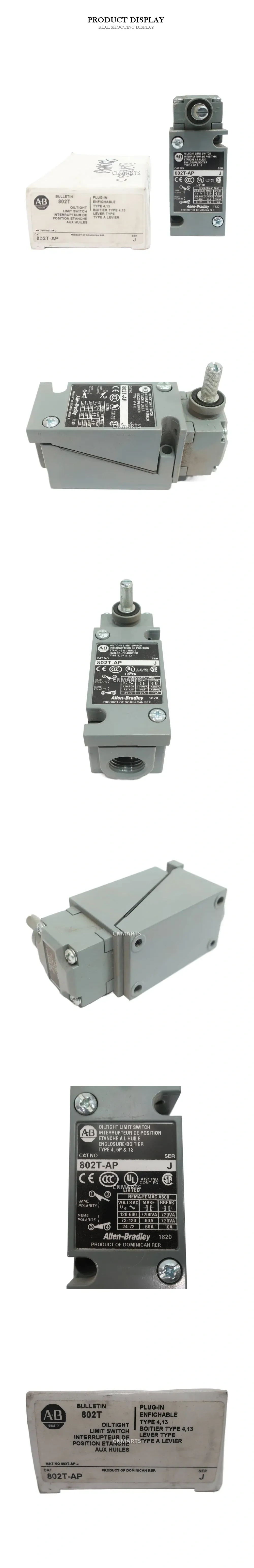 Allen-Bradley 802T-AP Oiltight Limit Switch Description