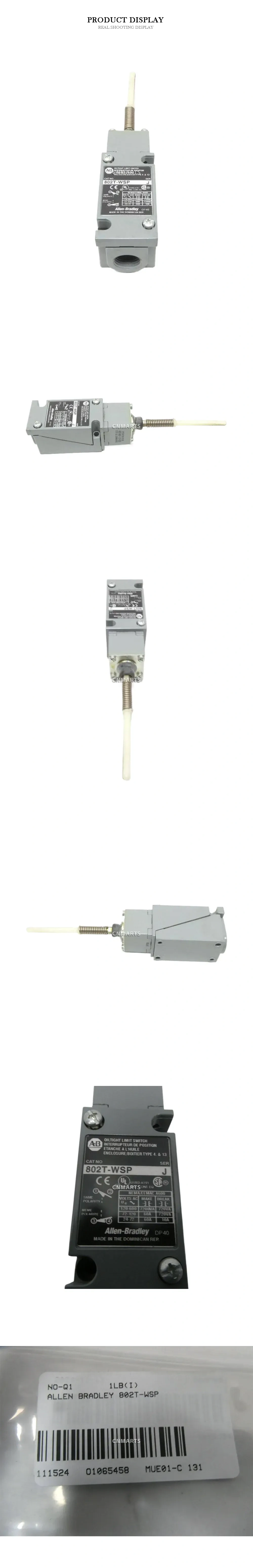 Allen-Bradley 802T-WSP Oiltight Limit Switch Description