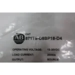 Allen-Bradley 871TS-D8BP18-D4 Inductive Proximity Sensor