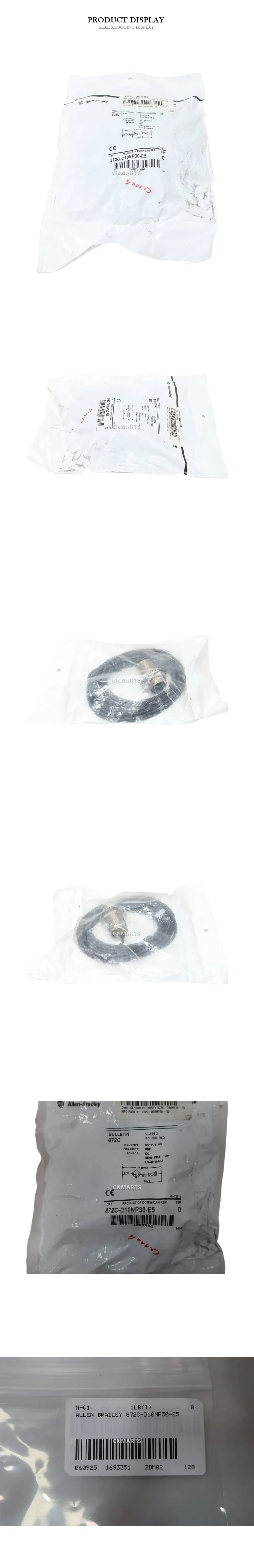 Allen-Bradley 872C-D10NP30-E5 Inductive Proximity Sensor Description