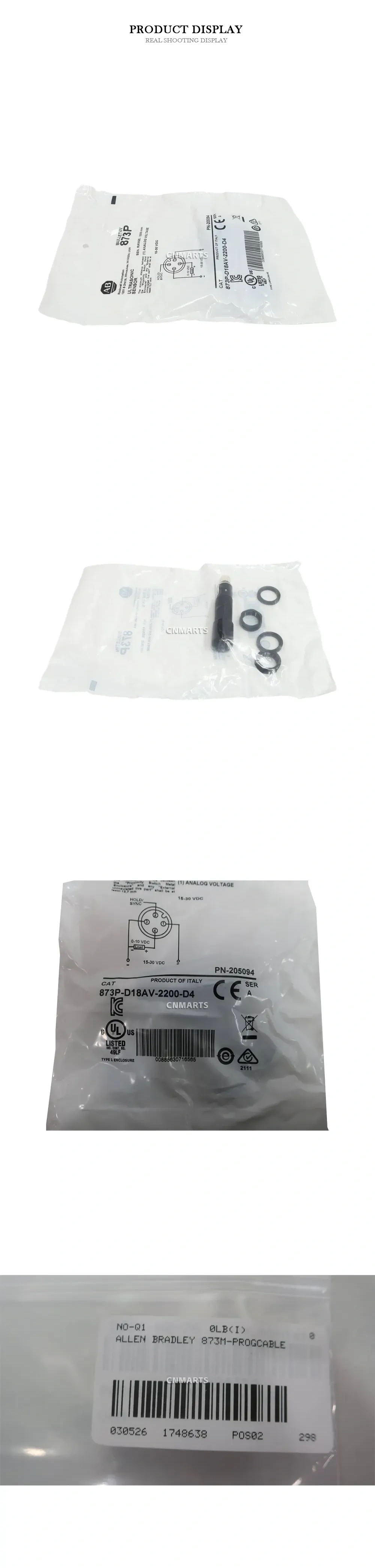 Allen-Bradley 873P-D18AV-2200-D4 Ultrasonic Sensor Description