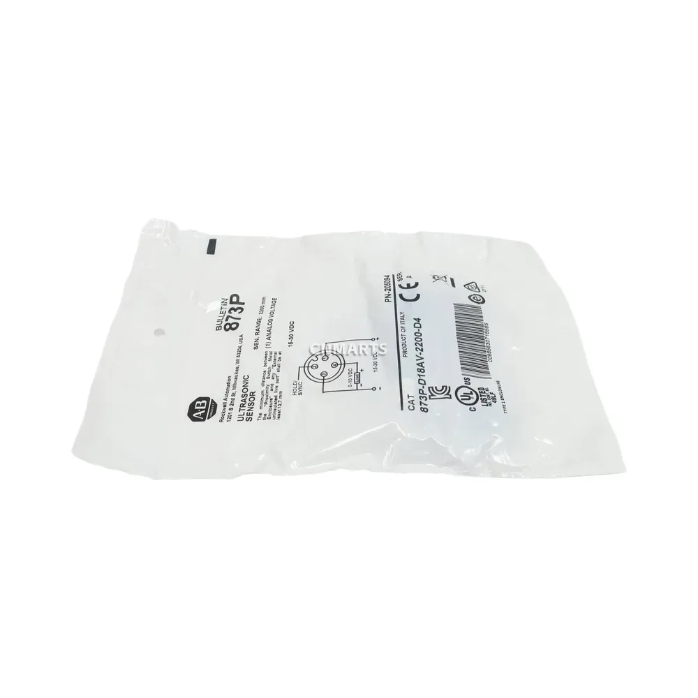 Allen-Bradley 873P-D18AV-2200-D4 Ultrasonic Sensor-img1 Allen-Bradley 873P-D18AV-2200-D4 Ultrasonic Sensor