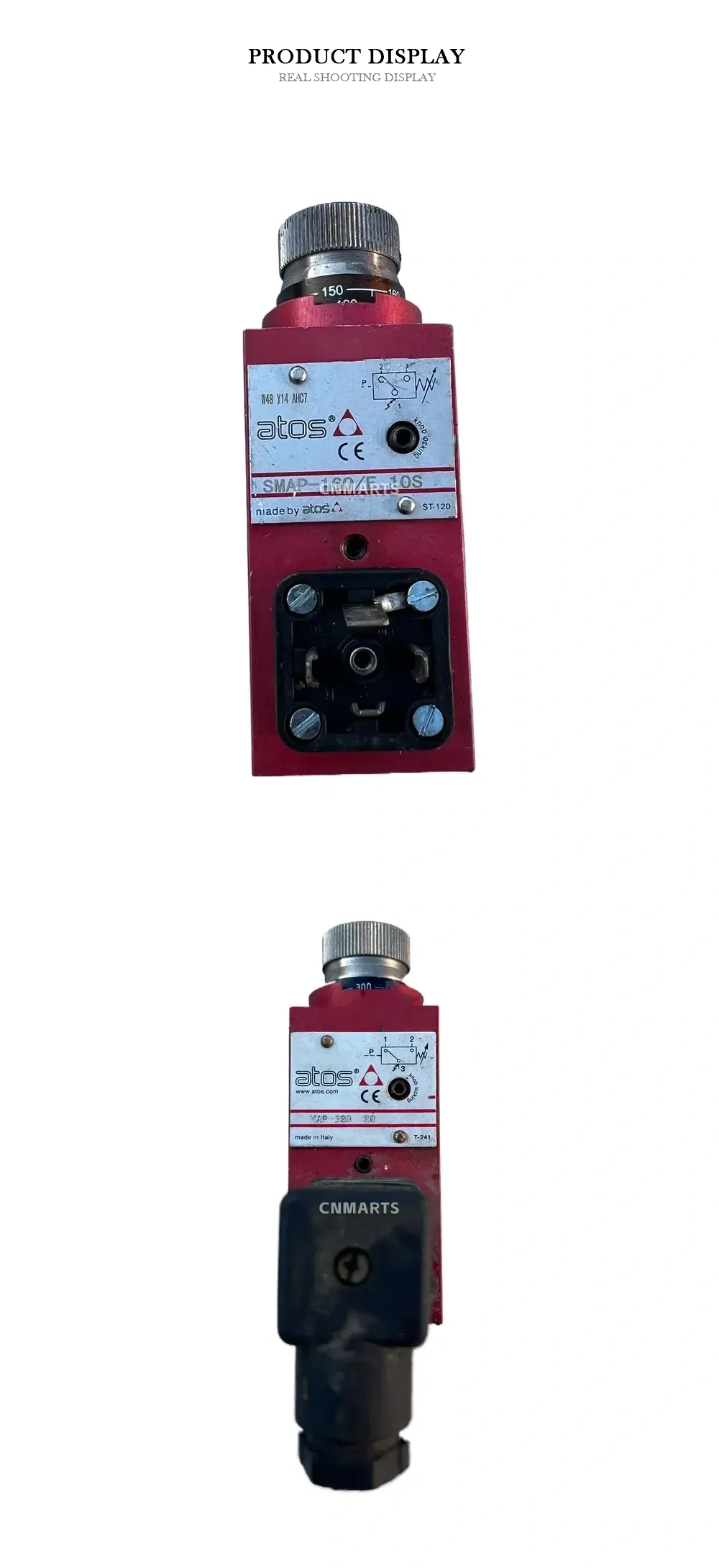 Atos SMAP-160/E 10S, MAP-040/20, YAP-320/20 Hydraulic Pressure Switch Description