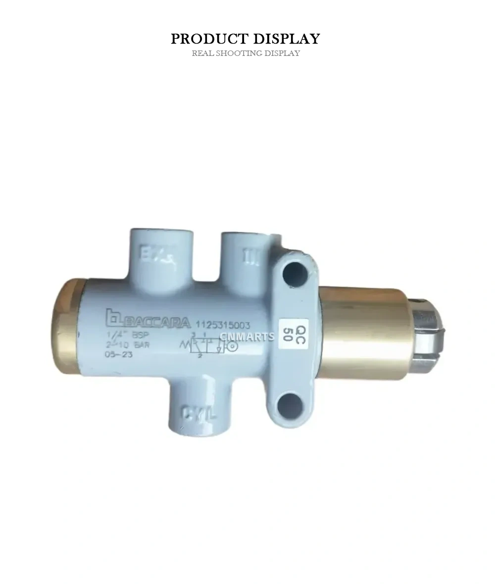 BACCARA 1125315003 Pneumatic Directional Control Valve (3/2 Way, Cam Operated) Description