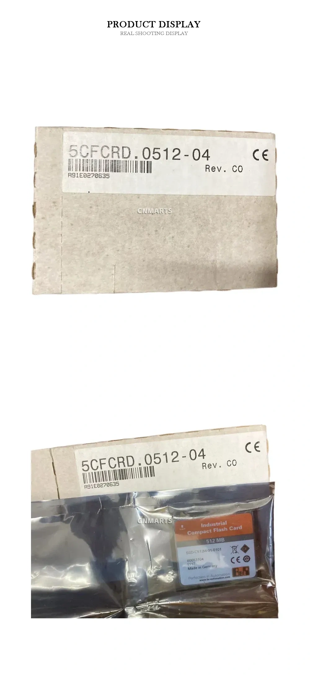 B&R 5CFCRD.0512-04 Industrial Compact Flash Card Description