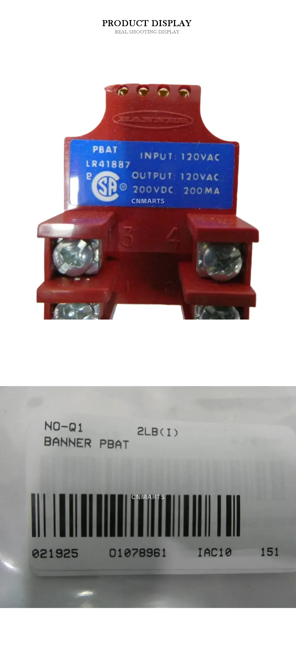Banner PBAT Pluggable Interface Module Description
