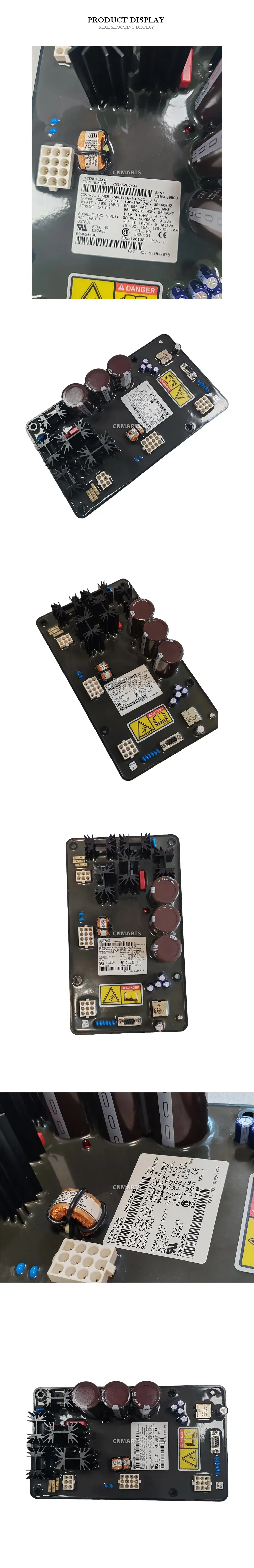 Basler Electric 235-5725-03 Automatic Voltage Regulator (AVR) Board Description