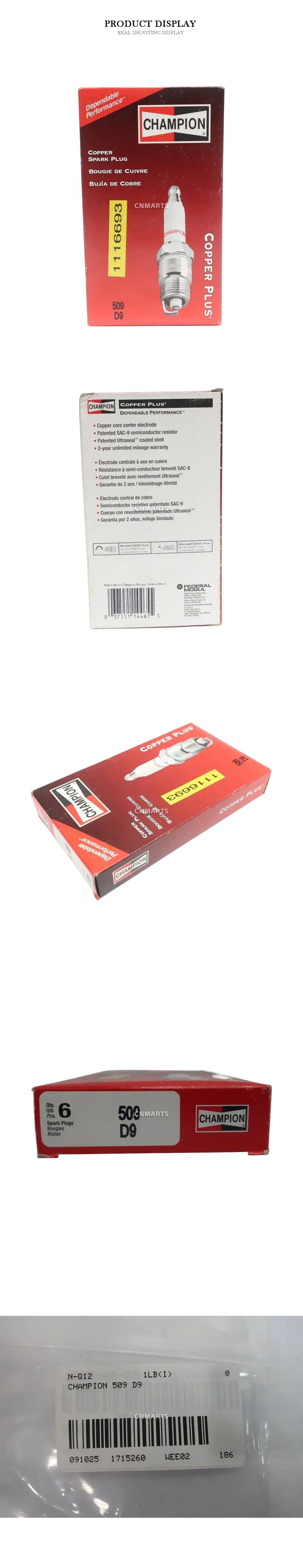 Champion 509 D9 Spark Plug Description