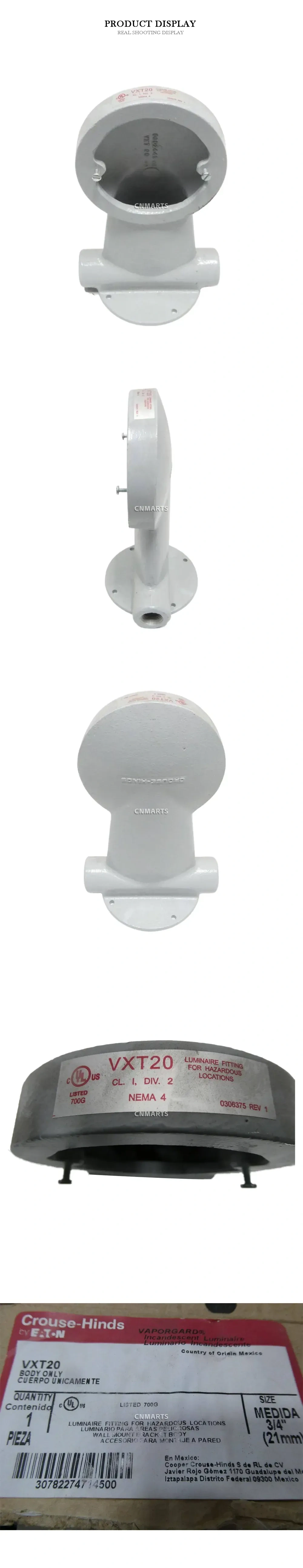 Crouse-Hinds VXT20 Hazardous Location Luminaire Fitting Description