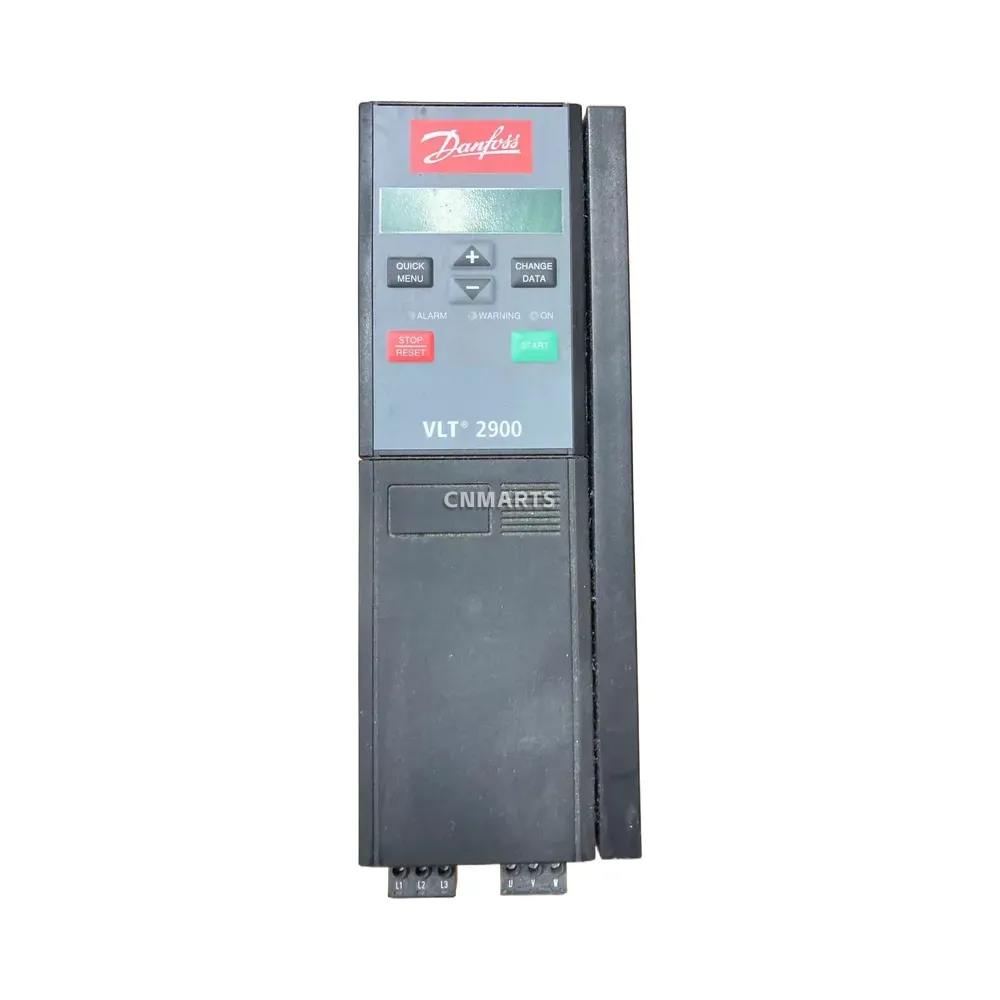 Danfoss VLT2930PT4B20STR0DBF00A00C1 (P-N- 195N2195) Variable Frequency Drive (AC Drive - Frequency Converter)-img1 Danfoss VLT2930PT4B20STR0DBF00A00C1 (P/N: 195N2195) Variable Frequency Drive (AC Drive / Frequency Converter)