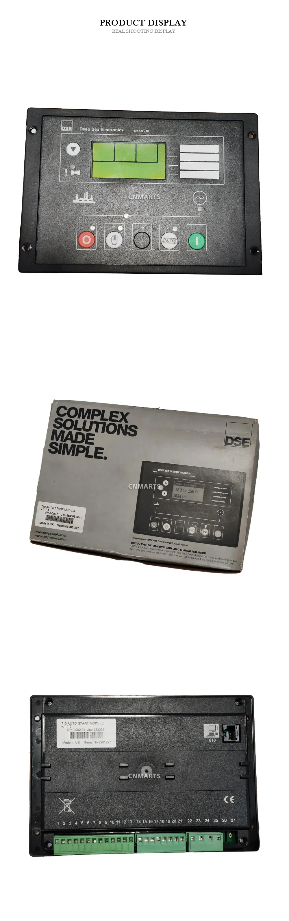 Deep Sea Electronics 710 Auto Start Module Description