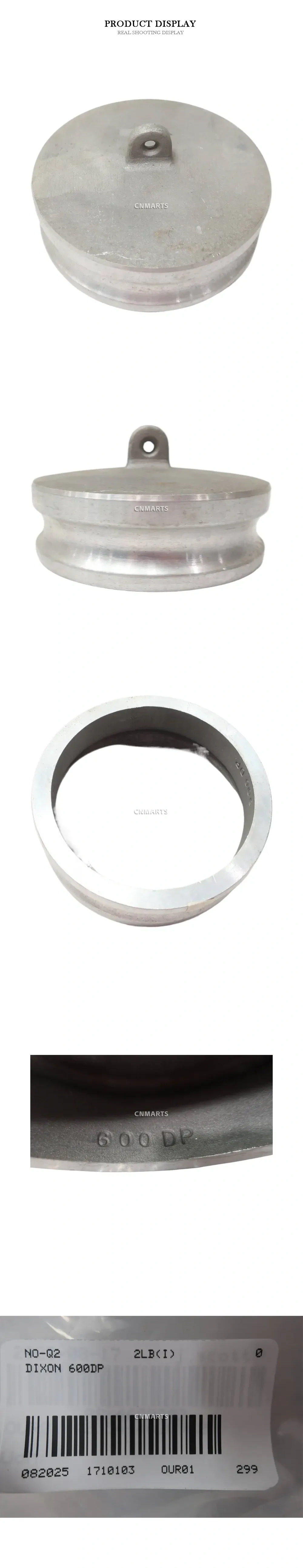 Dixon 600DP Cam and Groove Dust Plug Description
