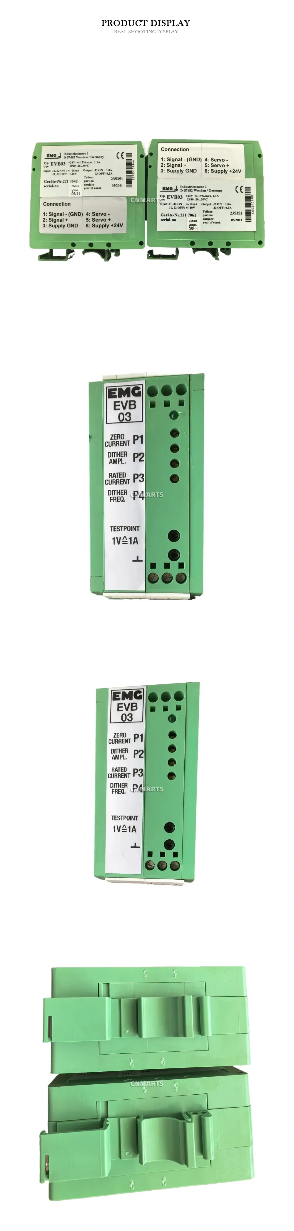 EMG EVB03 Servo Valve Amplifier Module Description