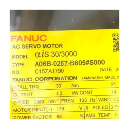 FANUC A06B-0267-B605#S000 AC Servo Motor