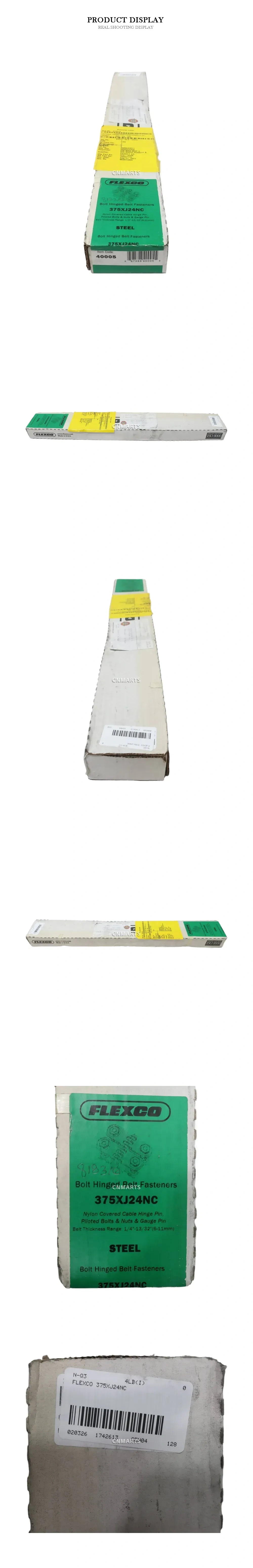 FLEXCO 375XJ24NC Bolt Hinged Belt Fasteners Description