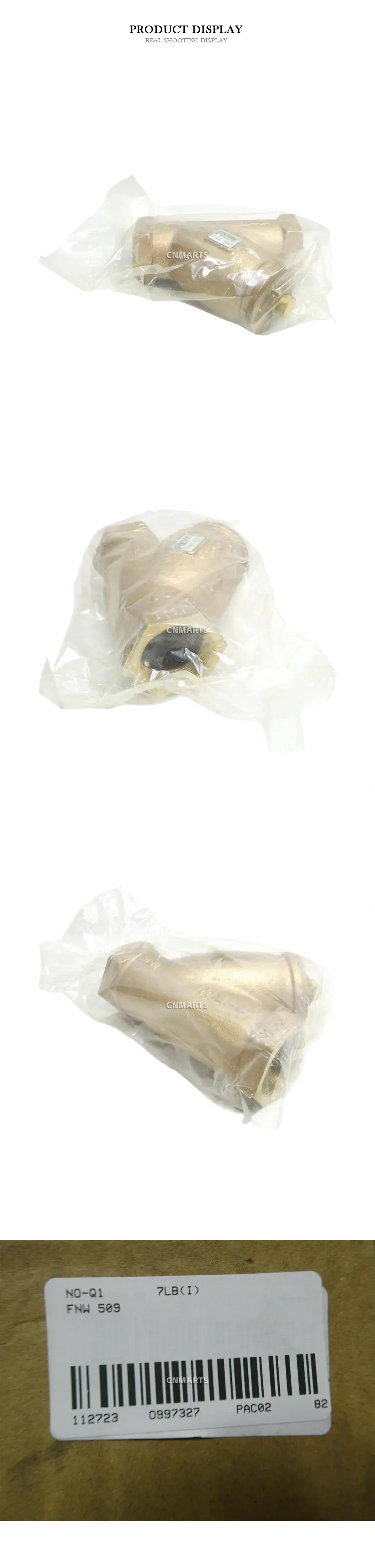 FNW FIG. 509 Bronze Y-Strainer Description