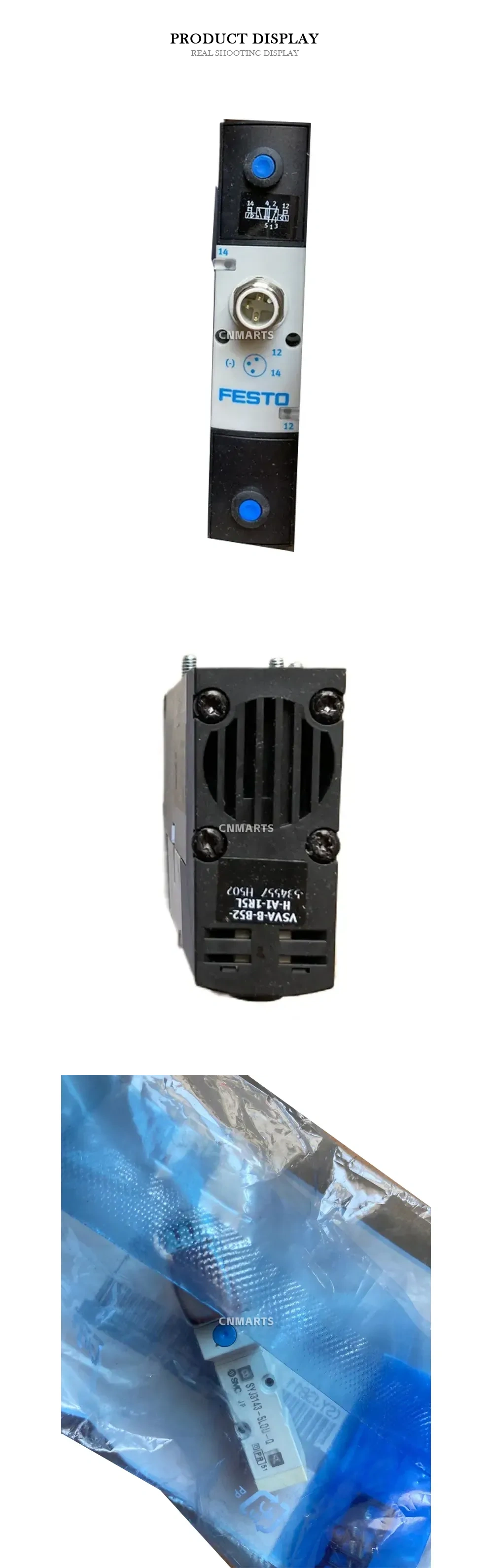Festo VSVA-B-B52-H-A1-1R5L Solenoid Valve Description