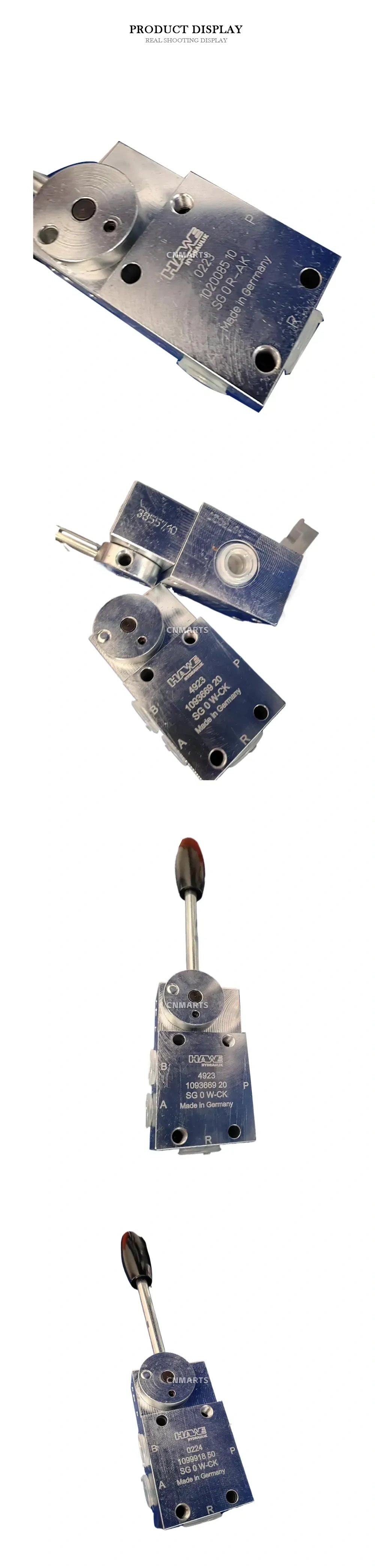 HAWE SG 0 Manual Hydraulic Directional Control Valve Description