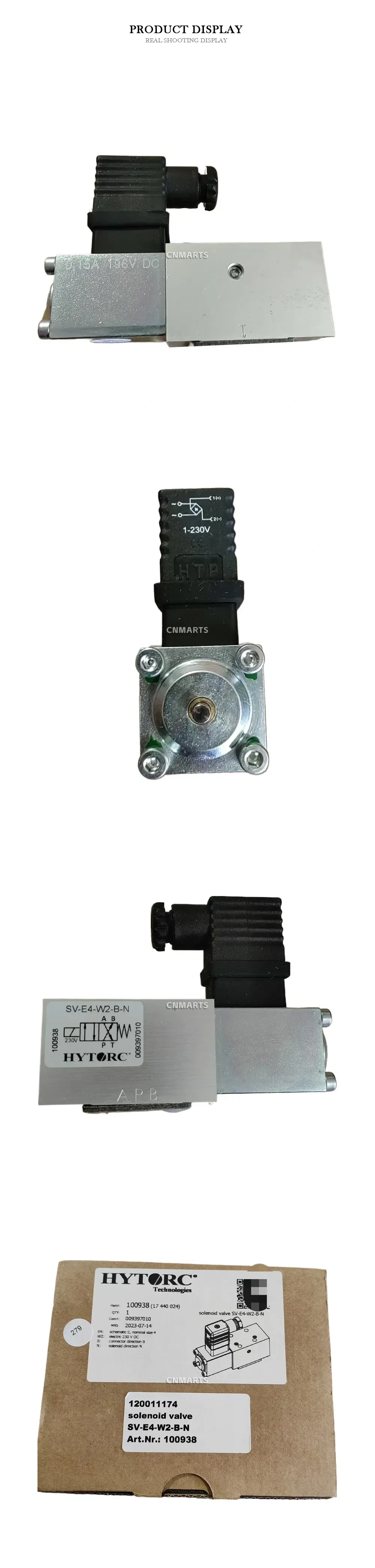 HYTORC SV-E4-W2-B-N Solenoid Valve Description