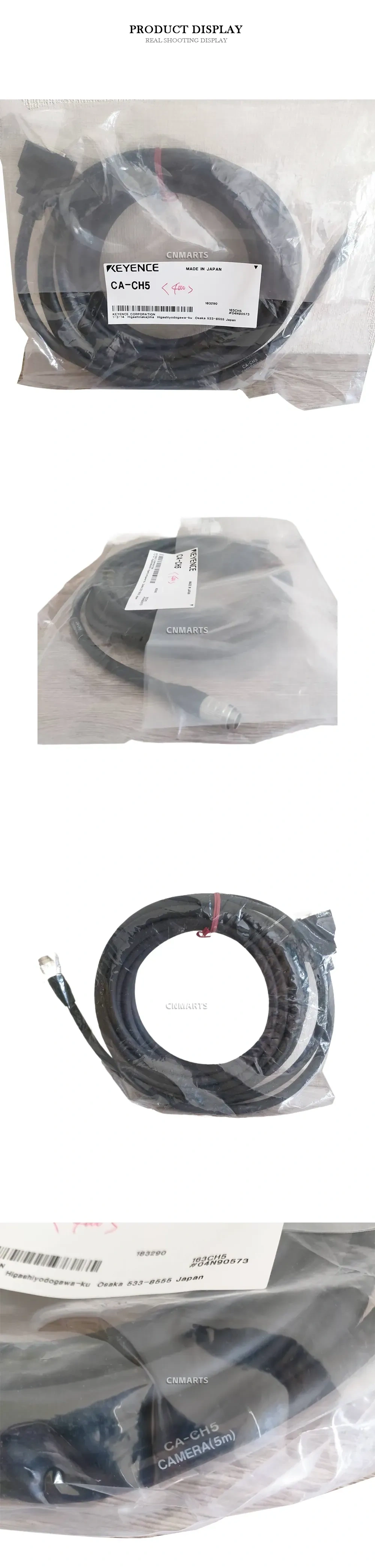 KEYENCE CA-CH5 Camera Cable Description