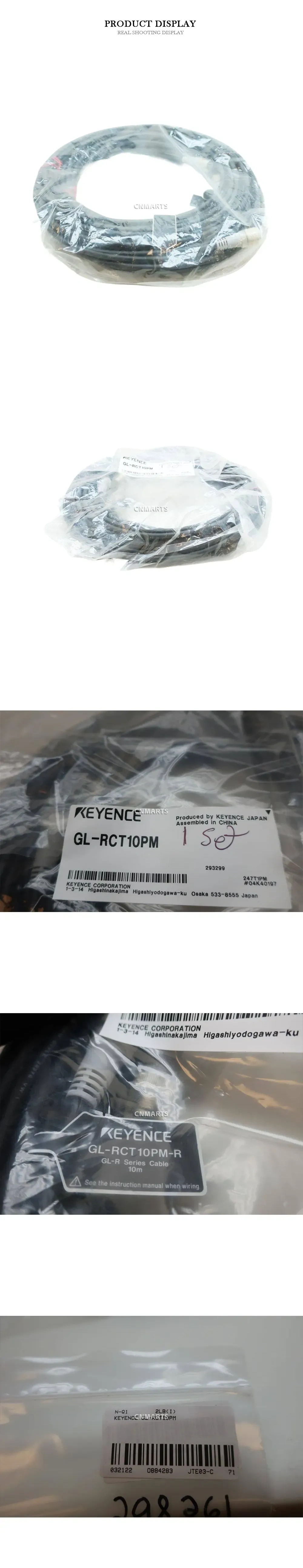 KEYENCE GL-RCT10PM Safety Light Curtain Connection Cable Description