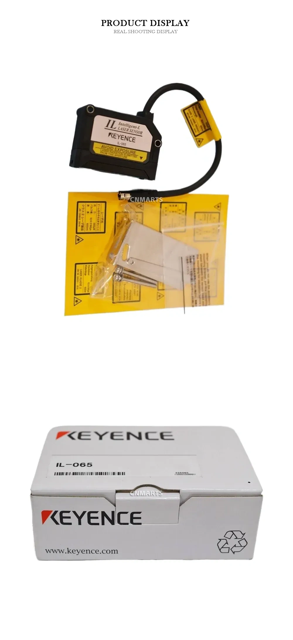 KEYENCE IL-065 Laser Sensor Head (Laser Displacement Sensor) Description