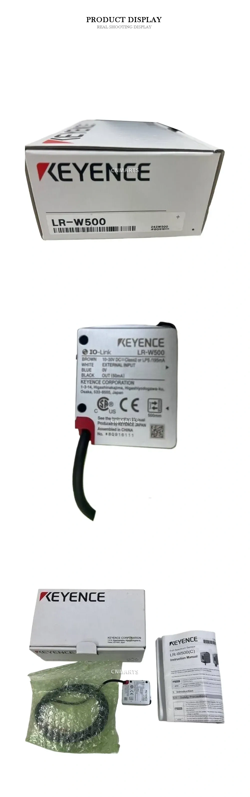 KEYENCE LR-W500 Full-Spectrum Sensor Description