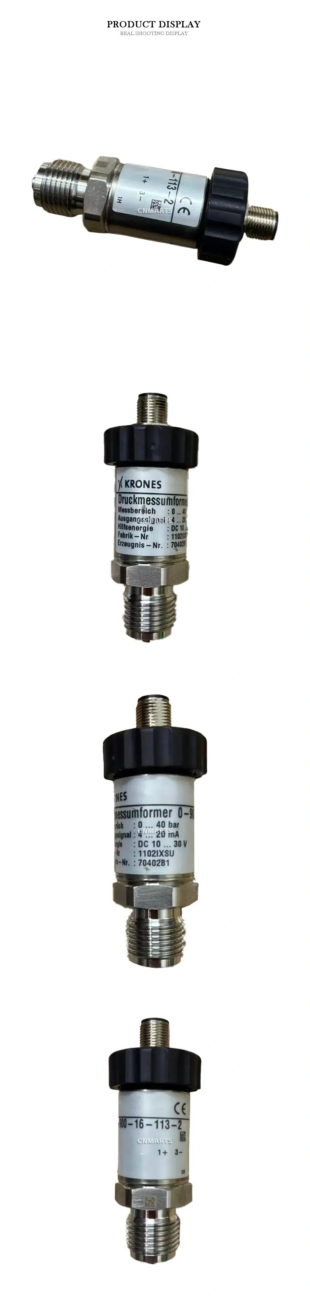 KRONES 0-900-16-113-2 Pressure Transmitter (Pressure Sensor) Description