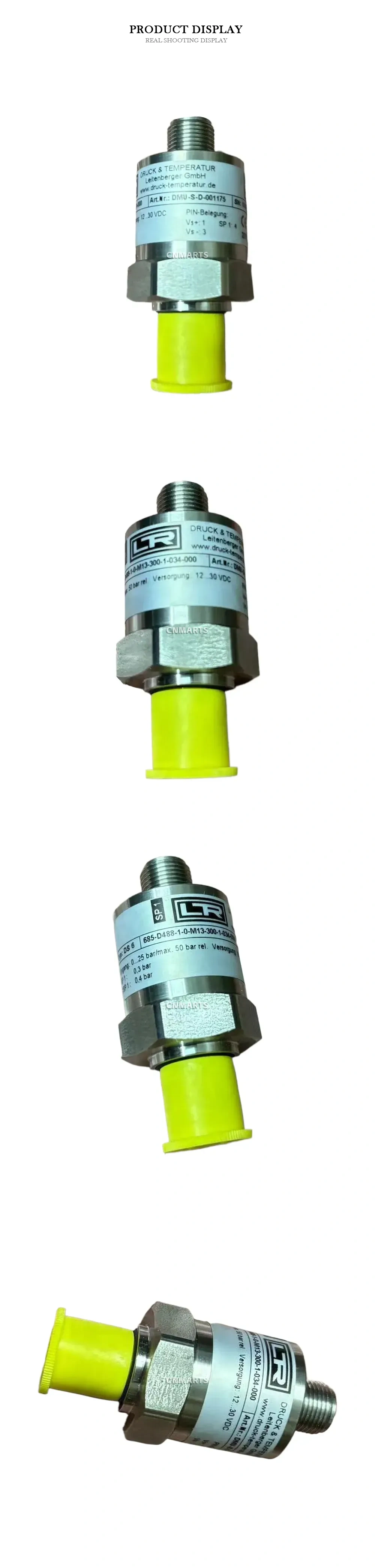LTR (Leitenberger / Druck & Temperatur) 685-D488-1-0-M13-300-1-034-000 Pressure Sensor / Pressure Switch (Pressure Transmitter) Description