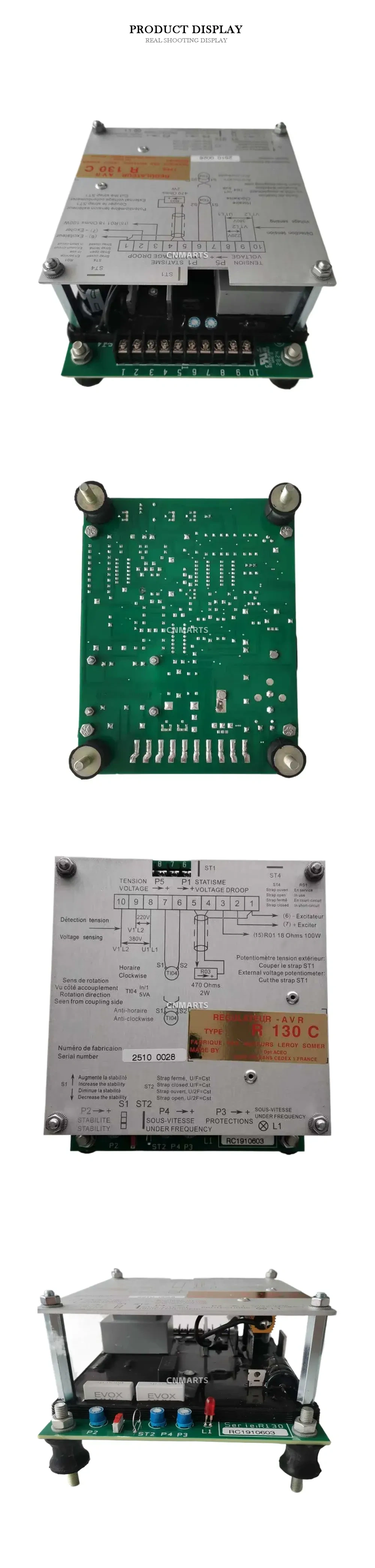 Leroy-Somer R 130 C Automatic Voltage Regulator (AVR) Description
