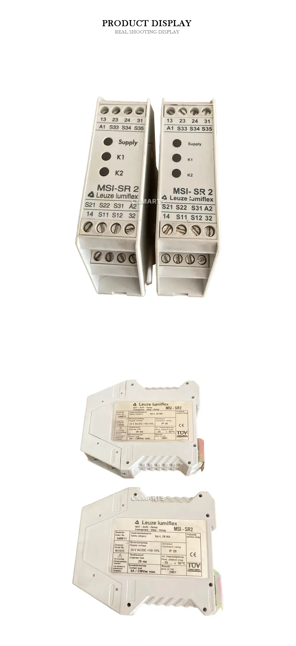 Leuze MSI-SR2 Safety Relay (Emergency-Stop Relay) Description