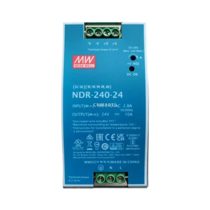 MEAN WELL NDR-240-24 DIN Rail Switching Power Supply