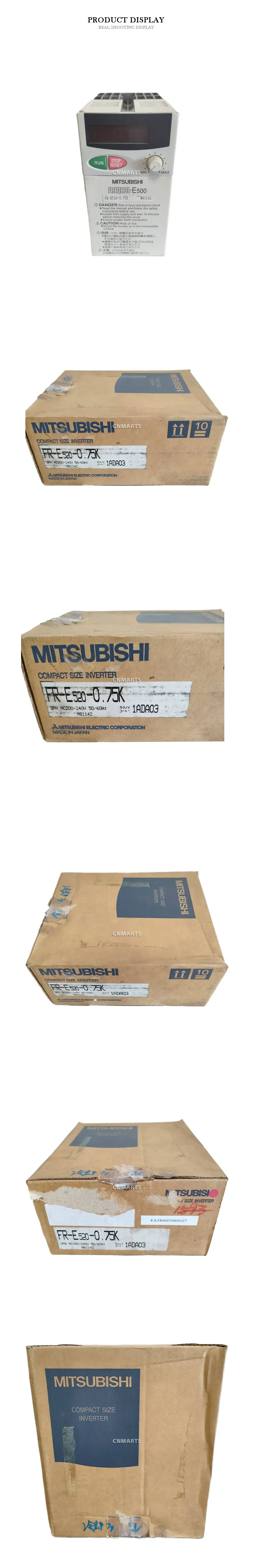 MITSUBISHI FR-E520-0.75K Compact Size Inverter (Variable Frequency Drive) Description