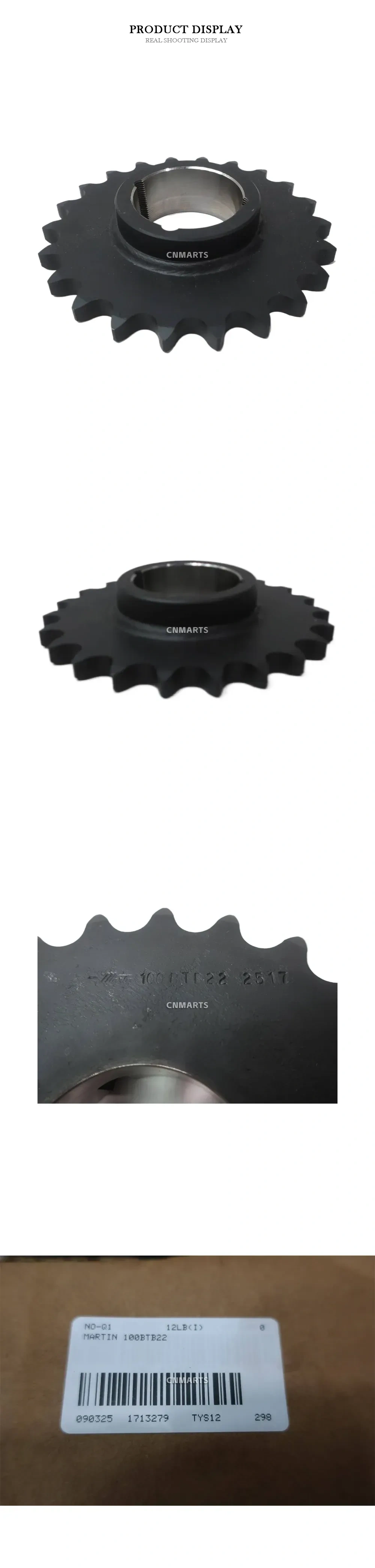 Martin 100BTB22 Taper Bushing Sprocket Description