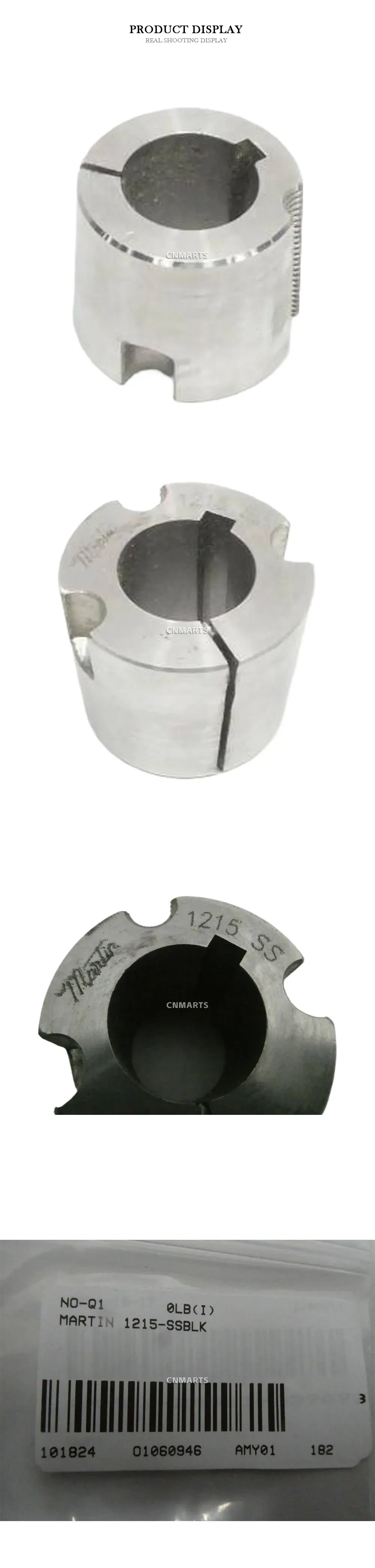 Martin 1215-SSBLK Taper Lock Bushing Description