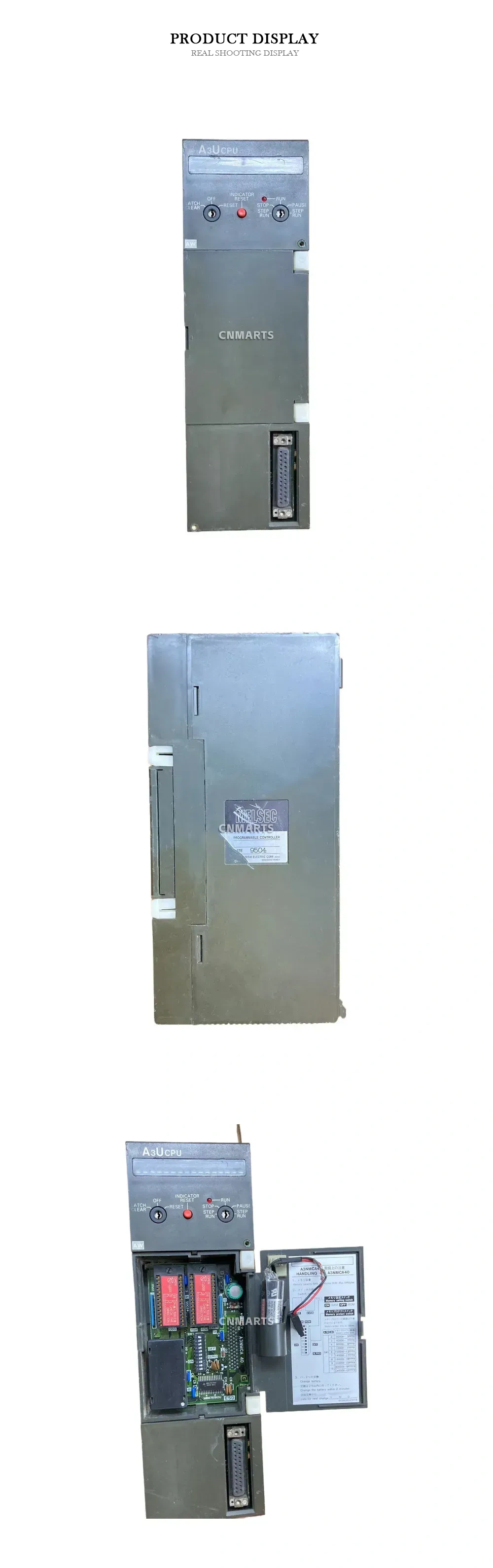 Mitsubishi A3UCPU PLC CPU Module (Programmable Controller CPU Unit) Description