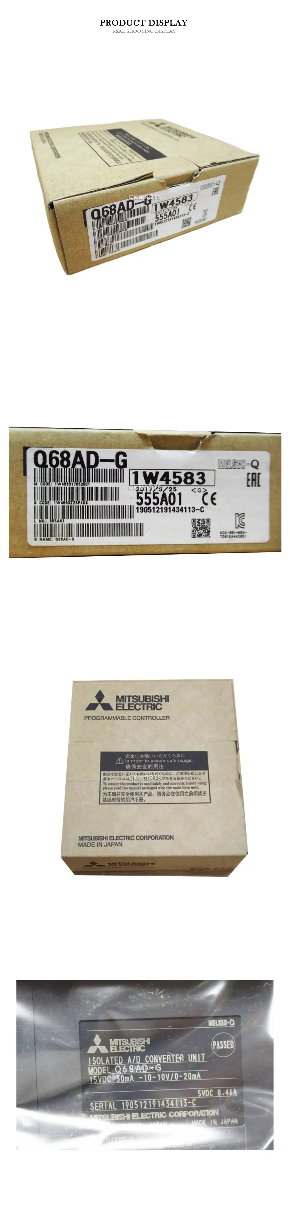 Mitsubishi Q68AD-G PLC Analog Input Module Description